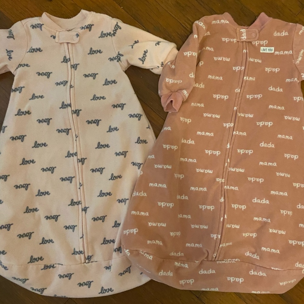 Fleece sleep sacks